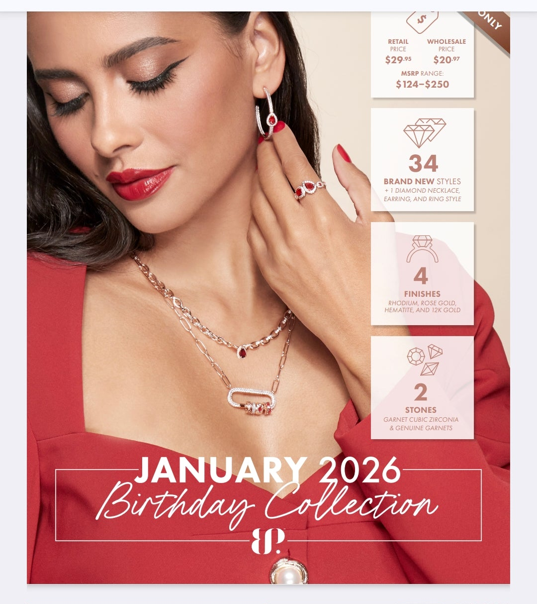 January 2026 birthday collection earrings