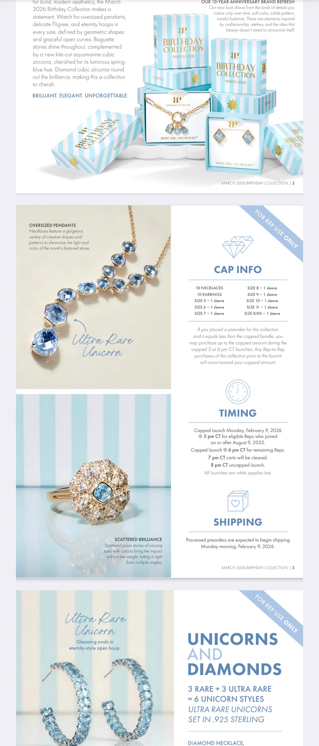 March 2026 birthday collection earrings
